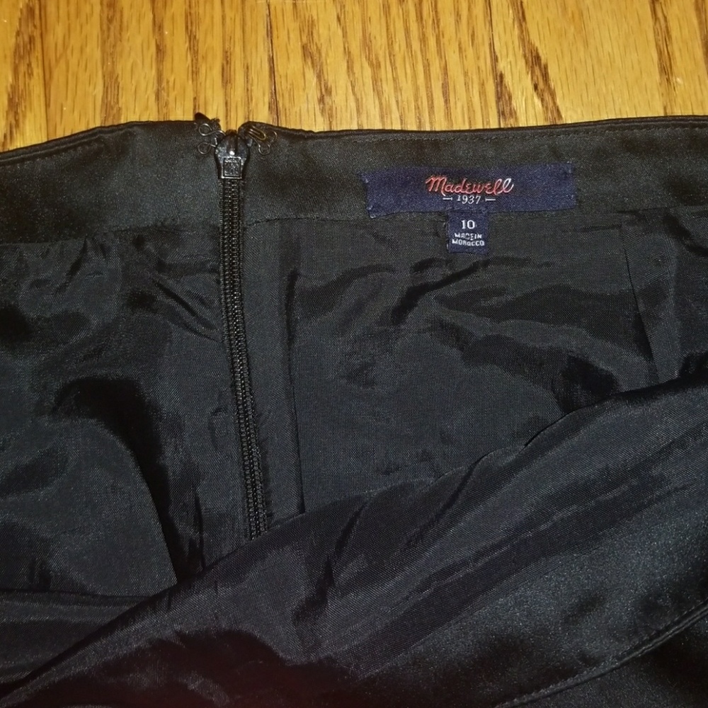 Madewell black skirt size 10 - Picture 4 of 5